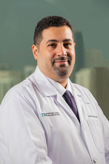 Dr. Ayman S. Moussa, an Associate Staff Physician in the Surgical Subspecialties Institute at Cleveland Clinic Abu Dhabi.