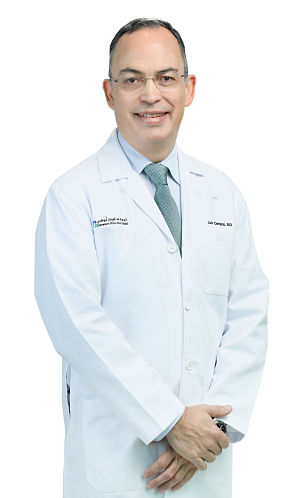 Dr. Luis Campos, the surgeon who led the transplant operation at Cleveland Clinic Abu Dhabi.