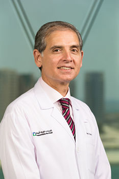 Dr. Javed Raza, a staff physician and surgeon in the Digestive Disease Institute at Cleveland Clinic Abu Dhabi.