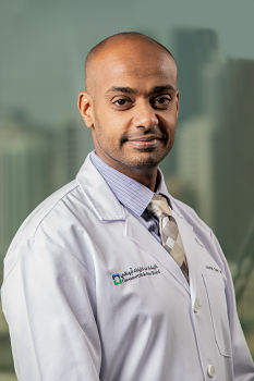 Dr. Ammar Kheir, a gastroenterologist at Cleveland Clinic Abu Dhabi.