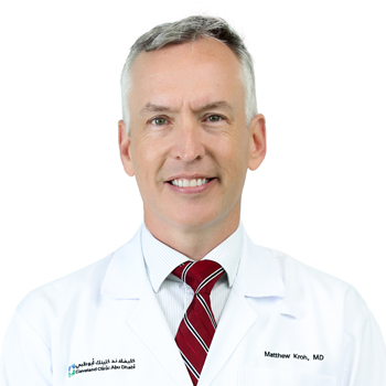 Dr. Matthew Kroh, the Chief of the Digestive Disease Institute ​at Cleveland Clinic Abu Dhabi