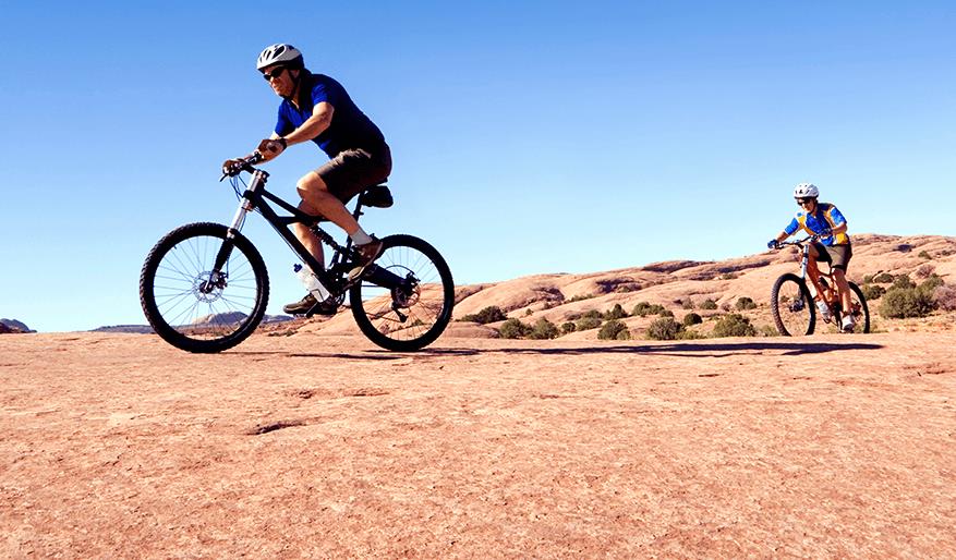 can you ride a bike on a track