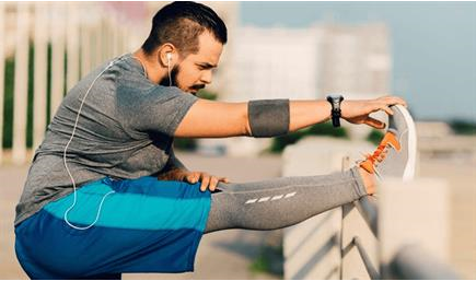 صورة رجل يتدرب